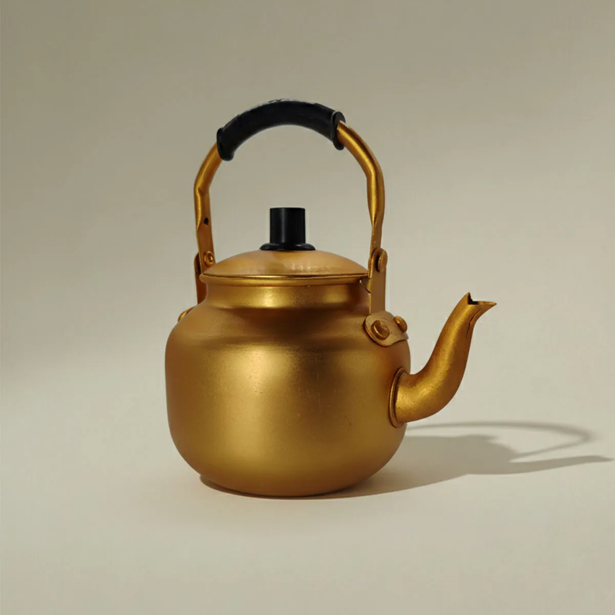 Mas du Roseau Infusions théière métal doré brossé 17 cm