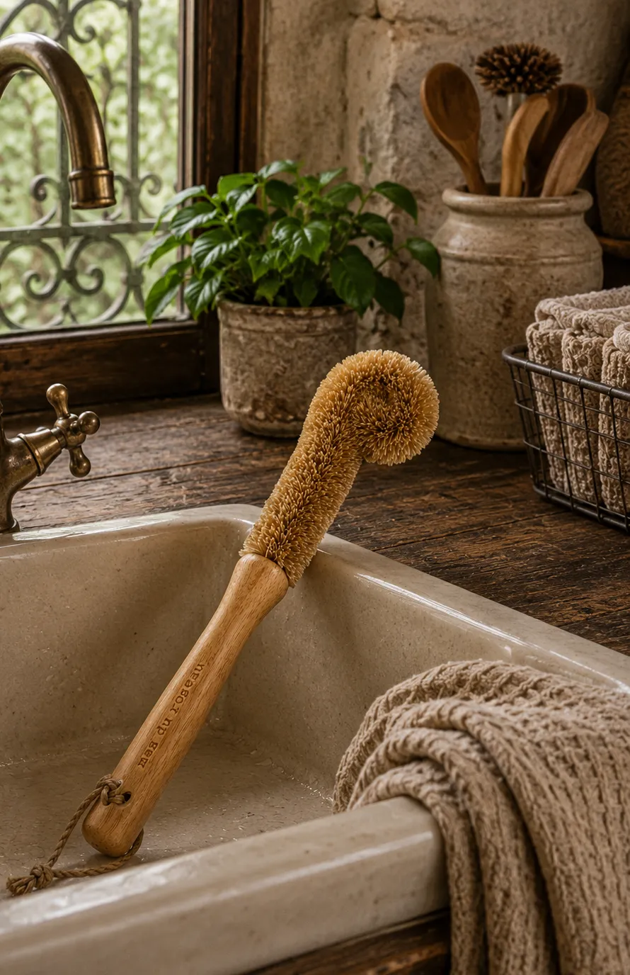 Mas du Roseau Éco&Bô Brosse Vaisselle Coco fibres naturelles