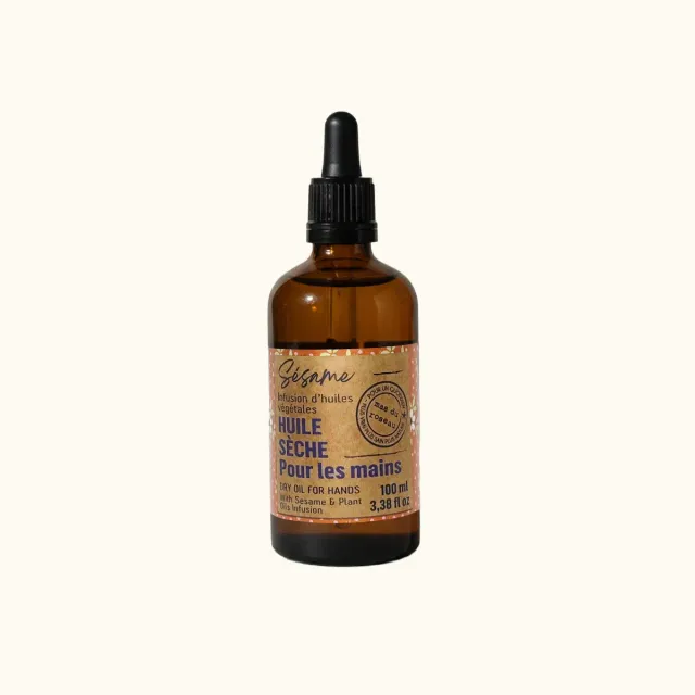 Mas du Roseau Infusions Huile sèche mains Sésame rose