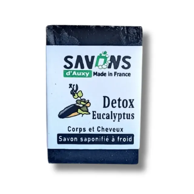 Savons d'Auxy Détox Eucalyptus savon solide 100 g