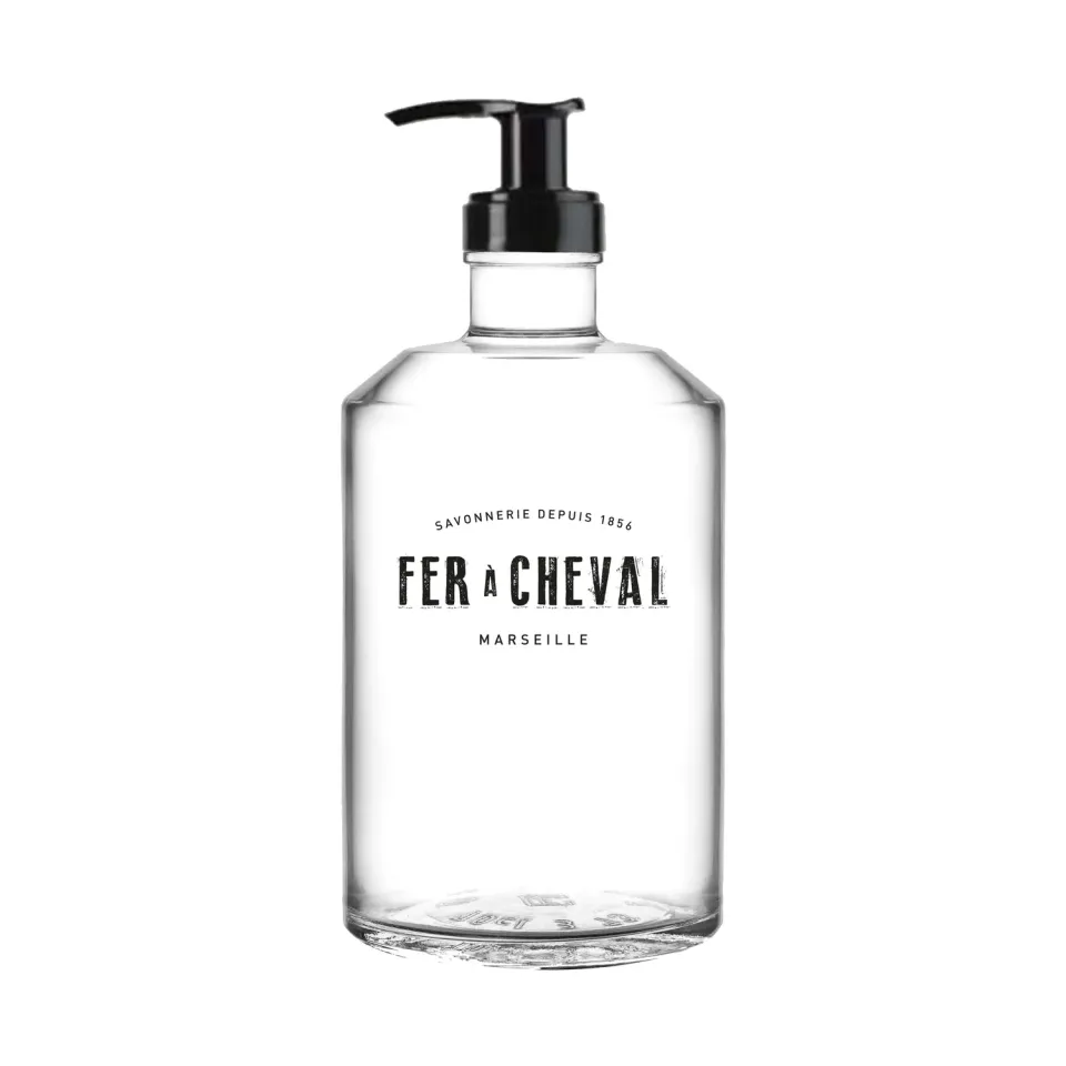 Fer à Cheval Flacon Verre 500ml rechargeable vide