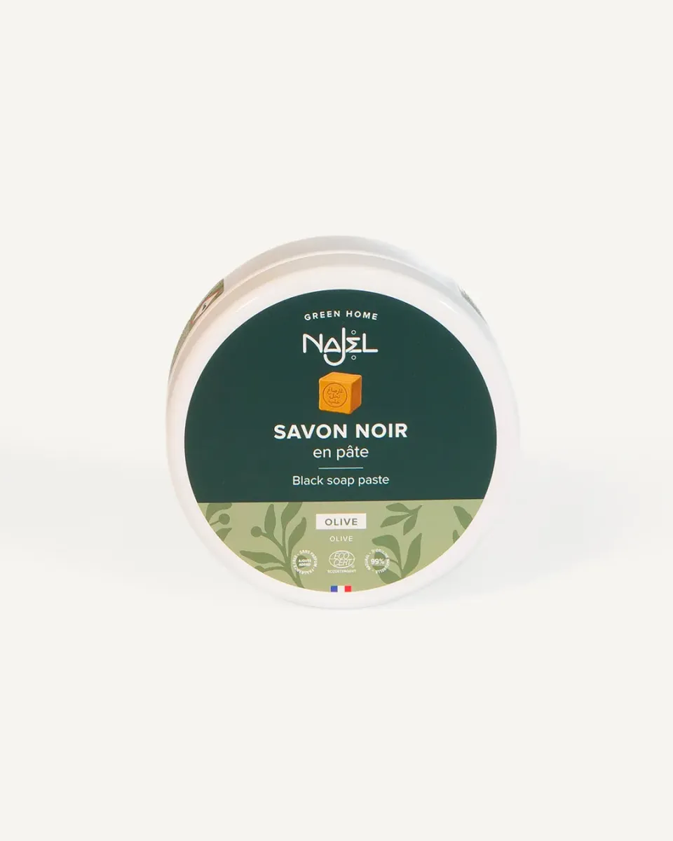 Najel Savon noir en pâte nettoyant 200 g olive