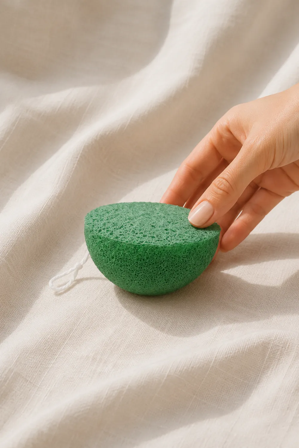 Mas du Roseau Accessoires éponge Konjac végétale peau douce