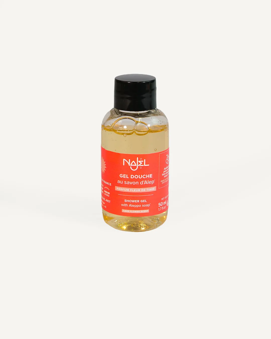 Najel gel douche fleur de tiaré intense 50ml