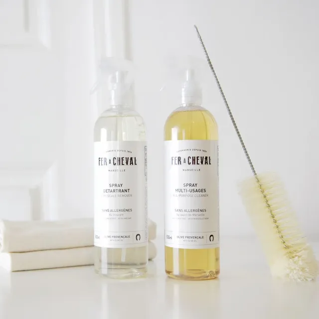 Savonnerie Fer à Cheval Kit Magique 2x500 ml détartrant multi-usages