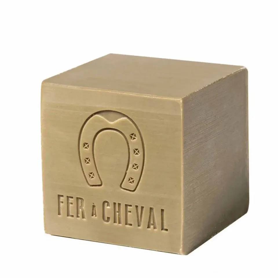 Savonnerie Fer à Cheval Savon de Marseille cube 600g sans étui olive