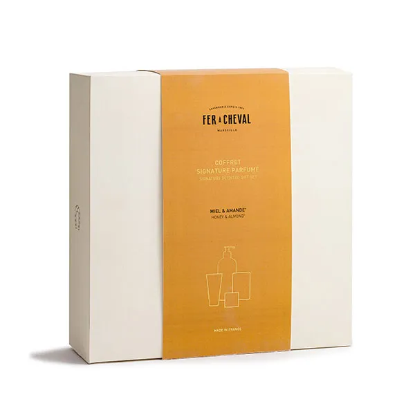 Savonnerie Fer à Cheval coffret Signature Miel Amande 4 soins