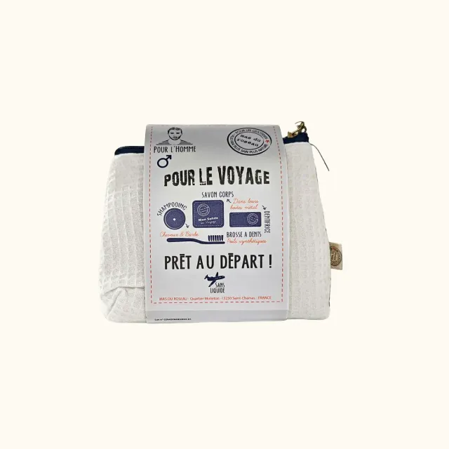 Mas du Roseau Just Men Kit Voyage Homme solide 5 pièces