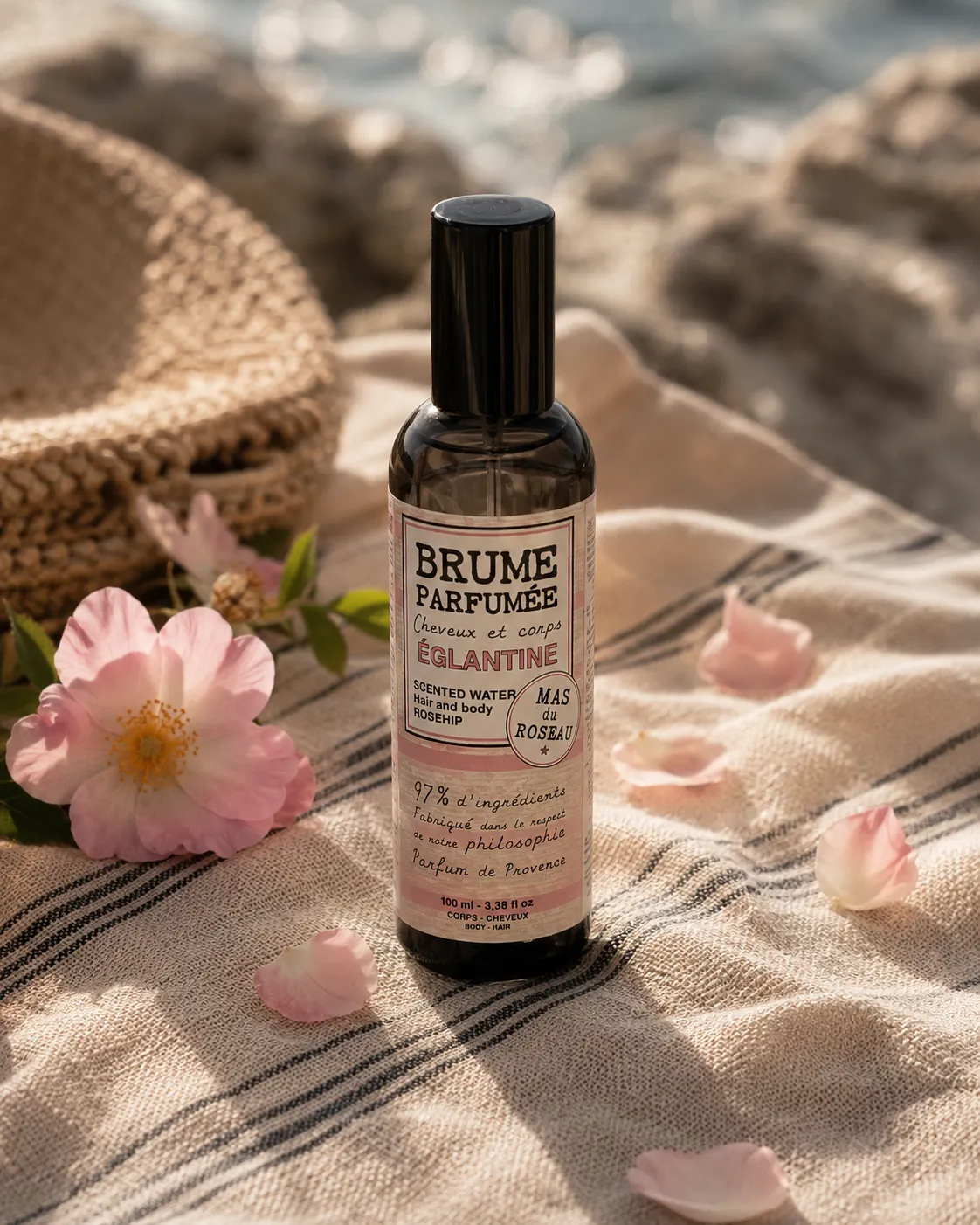 Mas du Roseau Philosophie Églantine brume corps florale