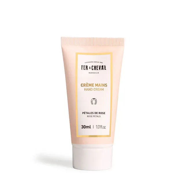 Savonnerie Fer à Cheval Crème Mains Parfumée Pétales de Rose 30ml douce