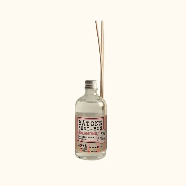 Mas du Roseau Philosophie Églantine diffuseur bâtons floral