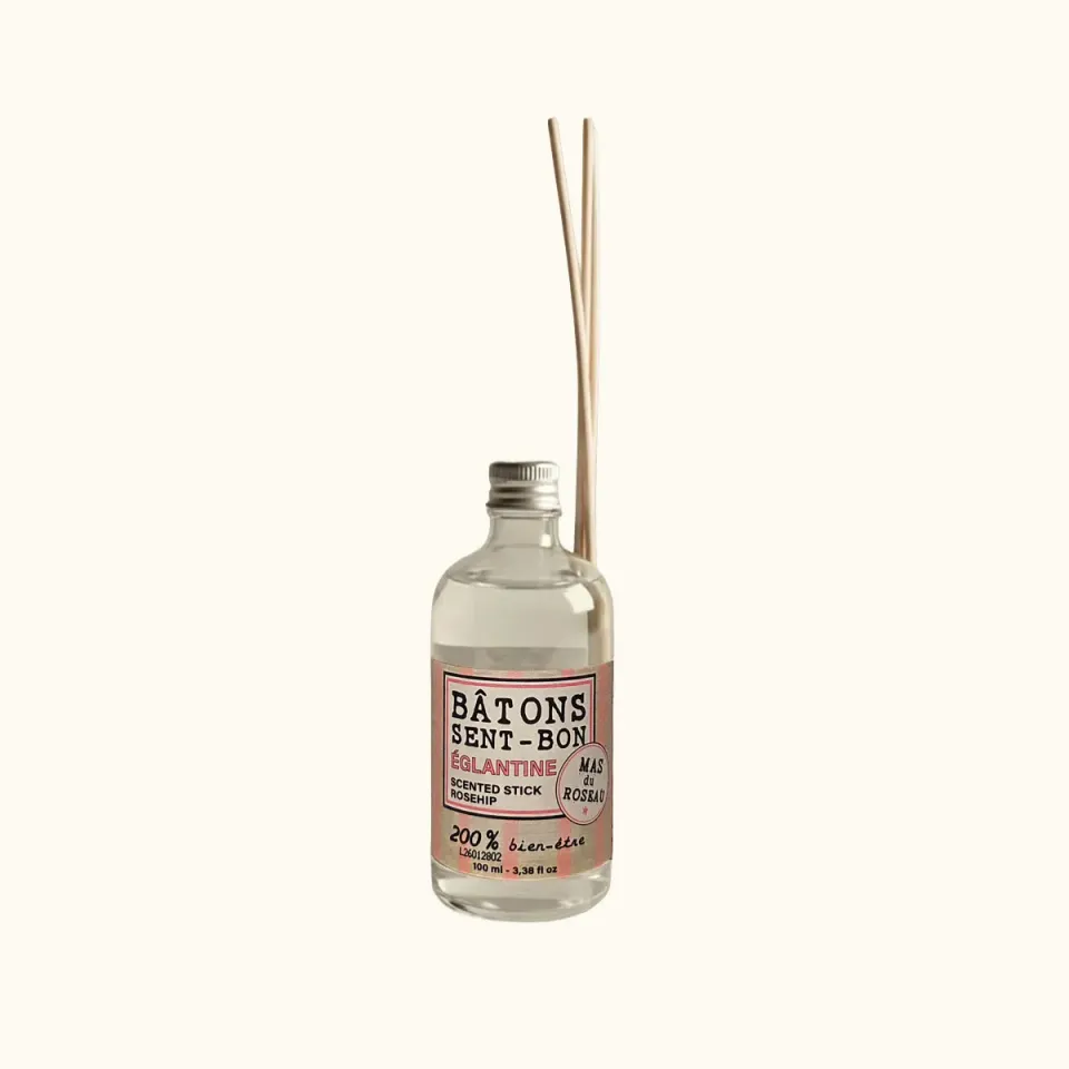 Mas du Roseau Philosophie Églantine diffuseur bâtons floral