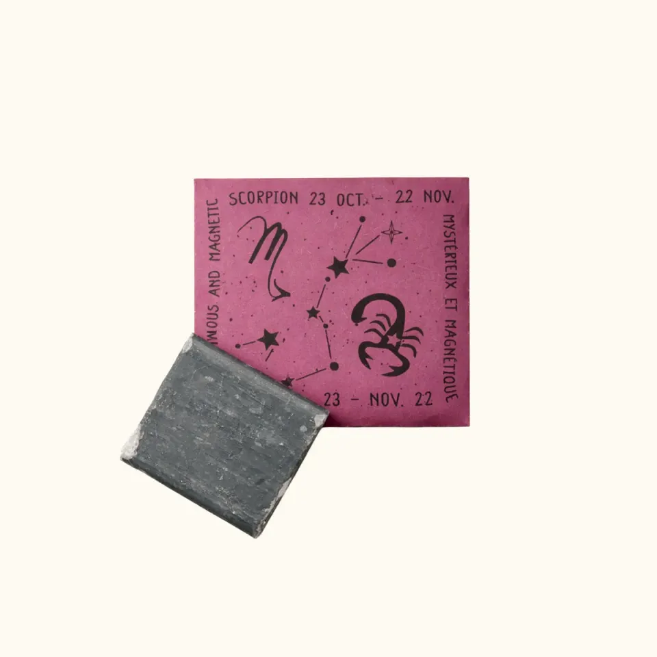 Mas du Roseau Astro Scorpion savonnette musc blanc boisé
