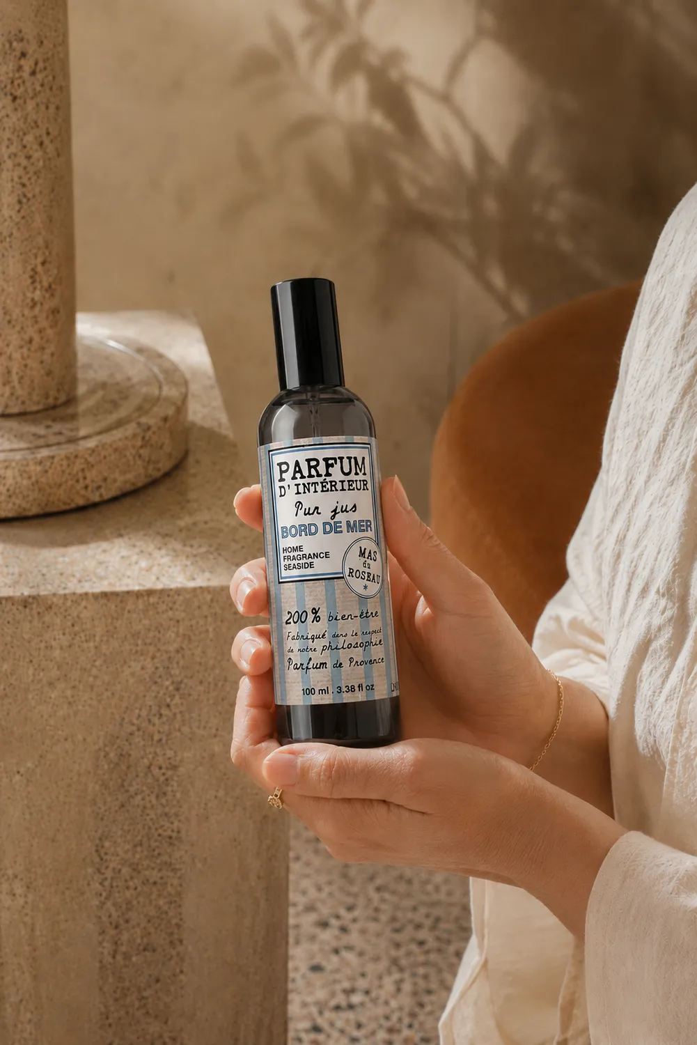 Mas du Roseau Philosophie Bord de Mer parfum d'intérieur frais