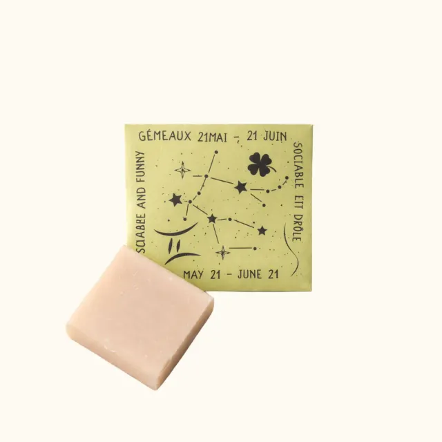 Mas du Roseau Astro savonnette Gémeaux santal signe d'air