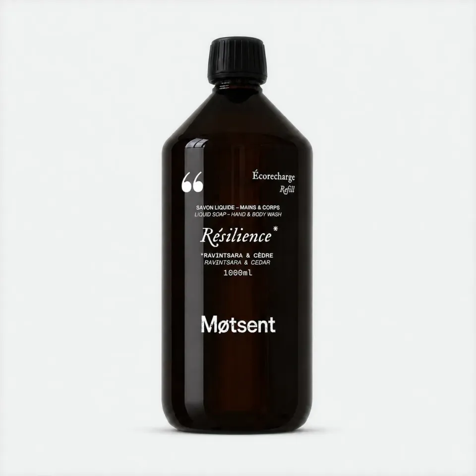 Motsent Résilience éco-recharge savon liquide ravintsara bio