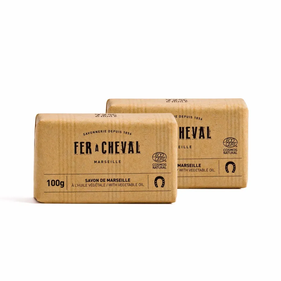 Fer à Cheval Savon de Marseille Duo Savonnettes 2x100g sans parfum