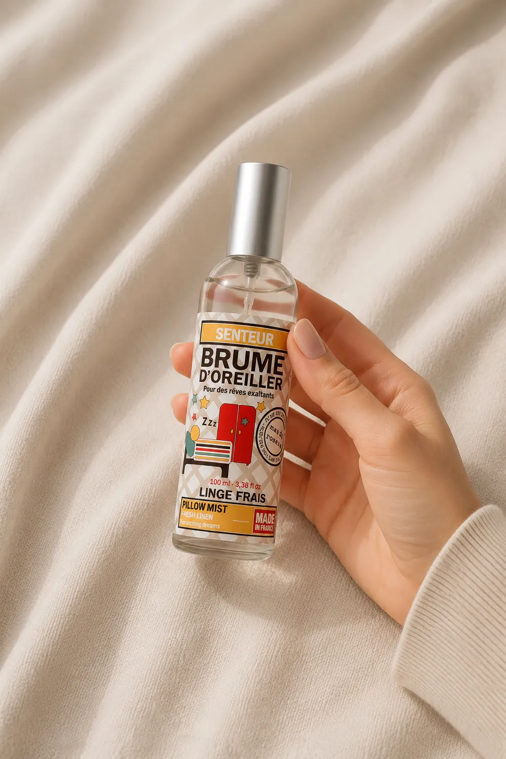 Mas du Roseau Éco&Bô Brume d'Oreiller Linge Frais spray frais