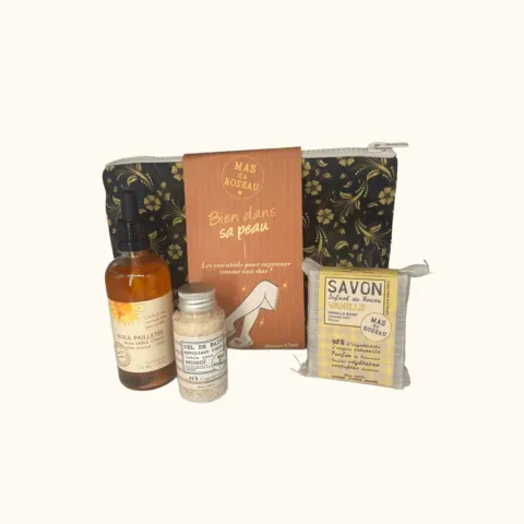 Mas du Roseau Pépites Trousse beauté corps vanille monoï 3 soins
