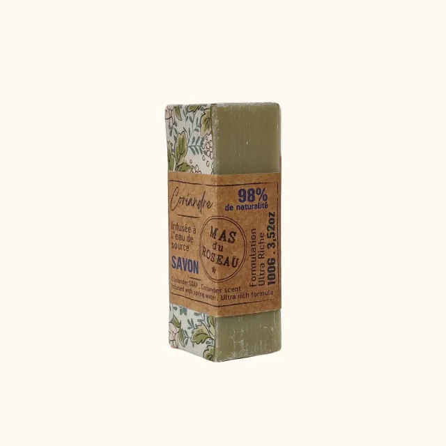 Mas du Roseau Infusions Coriandre savonnette parfum herbacé