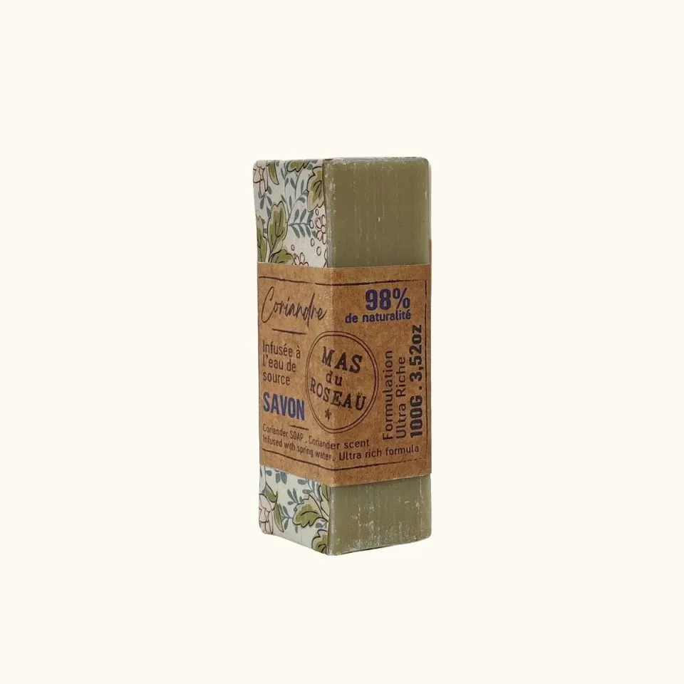 Mas du Roseau Infusions Coriandre savonnette parfum herbacé