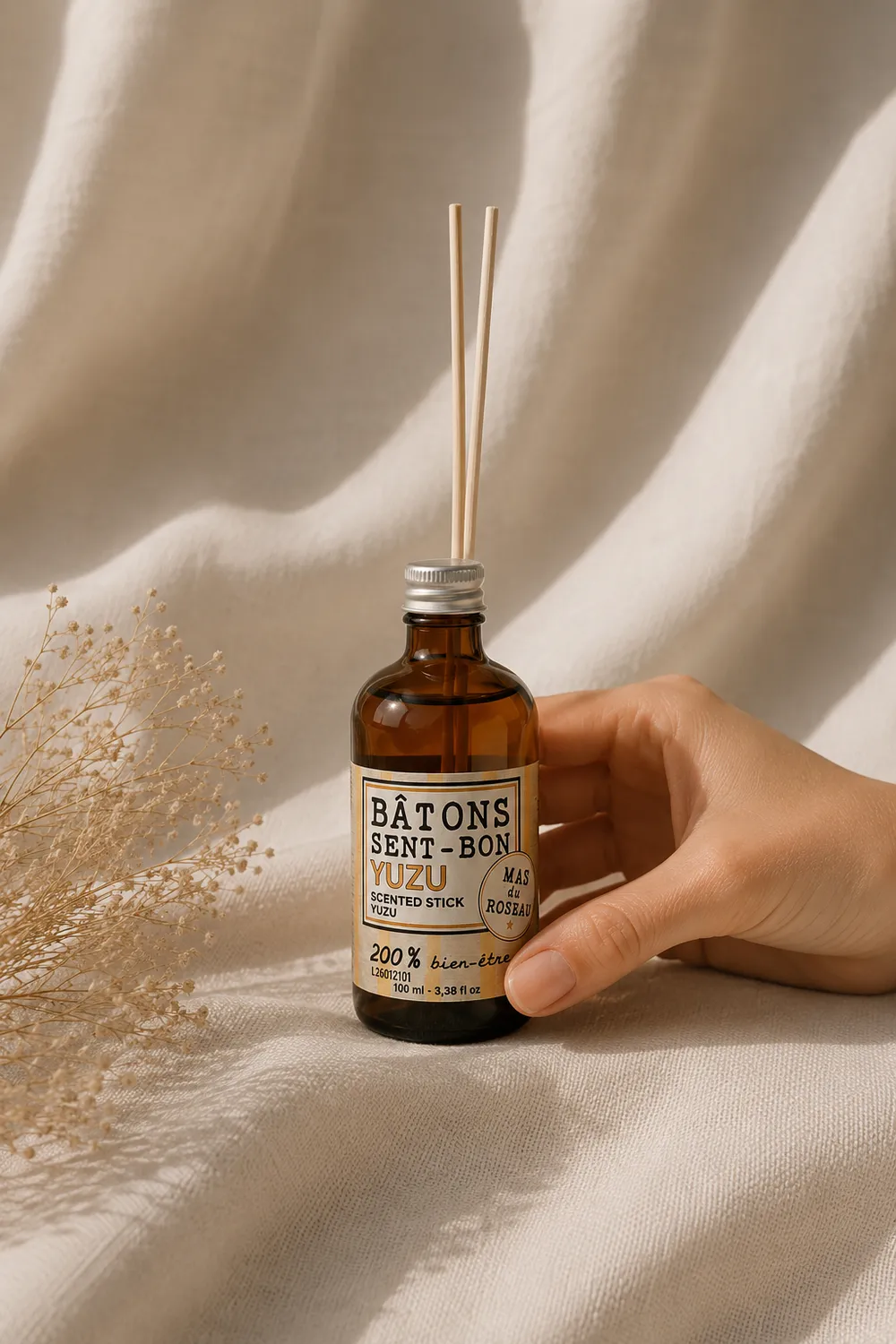 Mas du Roseau Philosophie Yuzu bâton sent-bon citronné