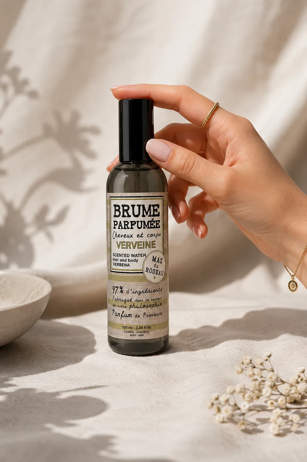 Mas du Roseau Philosophie Verveine brume corps cheveux