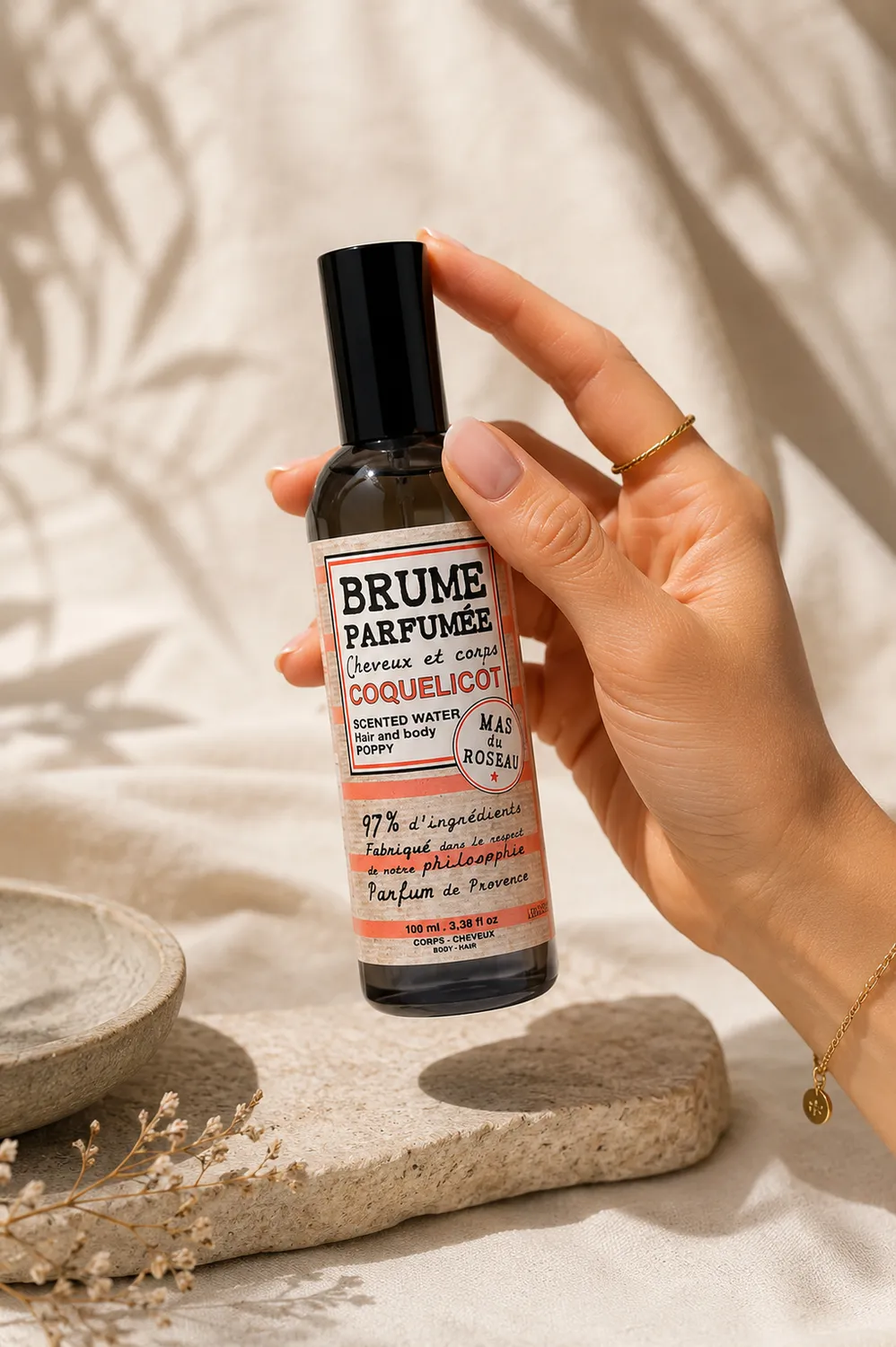 Mas du Roseau Philosophie brume parfumée coquelicot florale