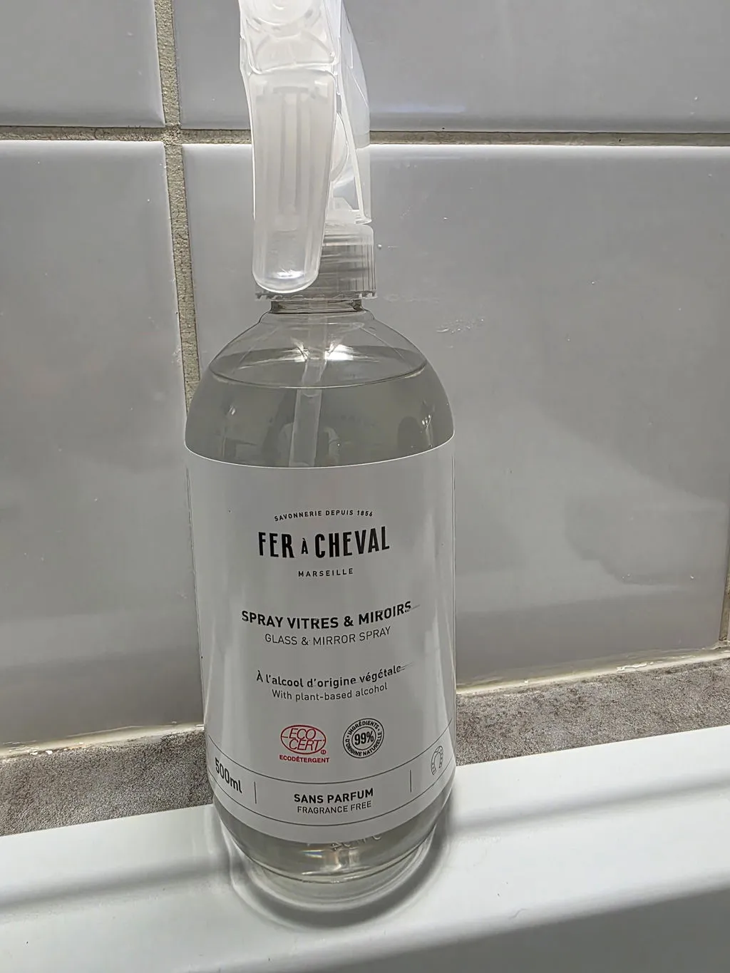 Fer à Cheval Vitres Miroirs spray 500ml sans traces
