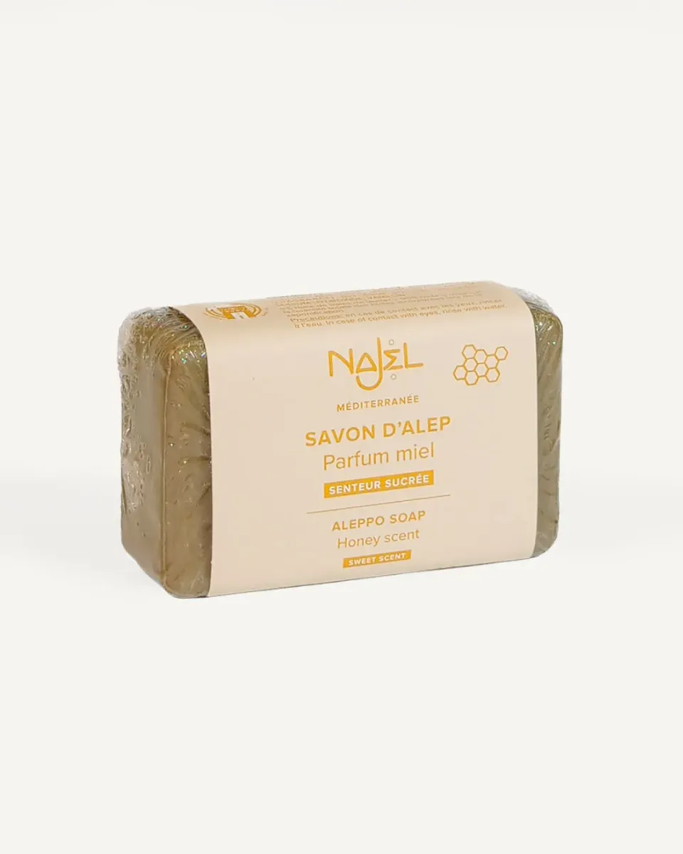 Najel savon d’Alep parfum miel 100g