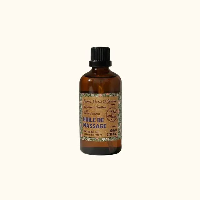 Mas du Roseau Infusions Rafraichissante huile de massage menthe