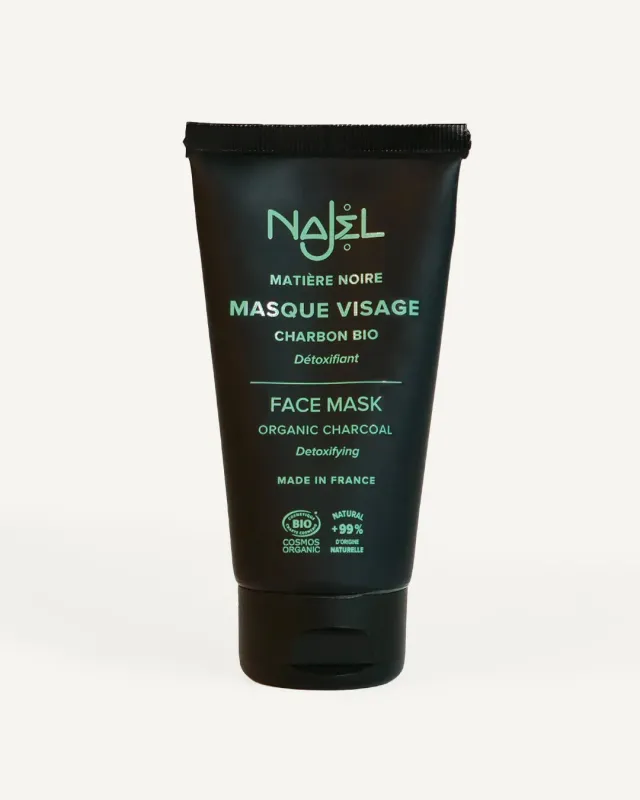 Najel masque visage charbon bio purifiant 75ml