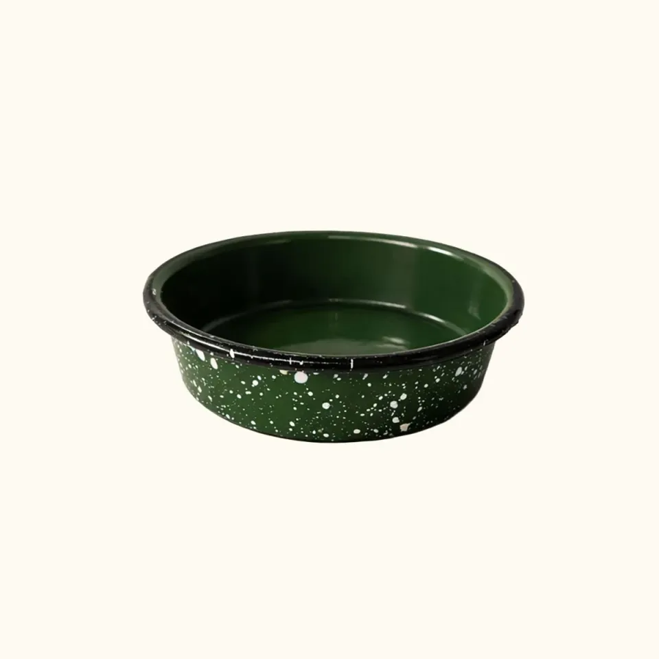 Mas du Roseau porte-savon tôle émaillée verte