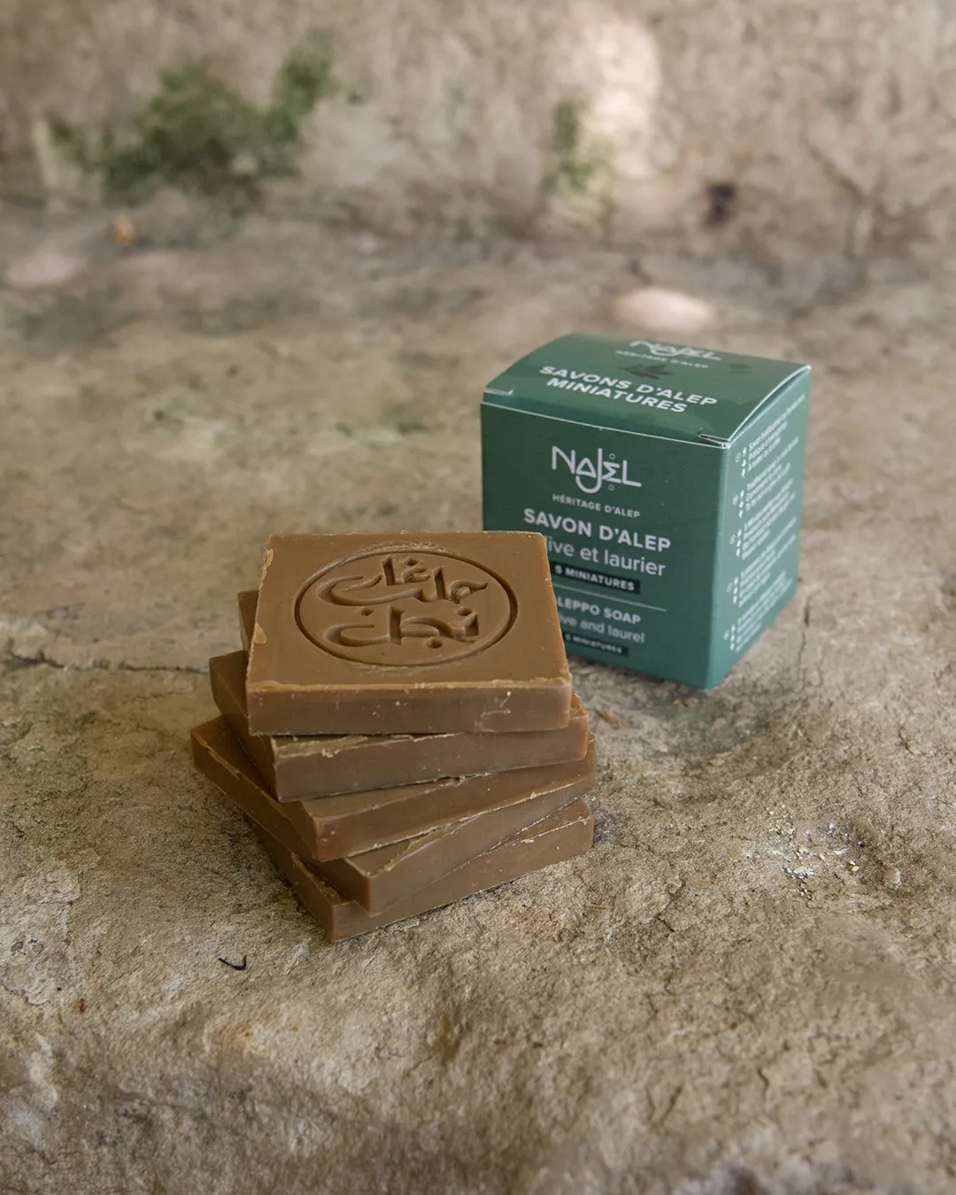Najel Savons d'Alep miniatures 5x20g peaux mixtes