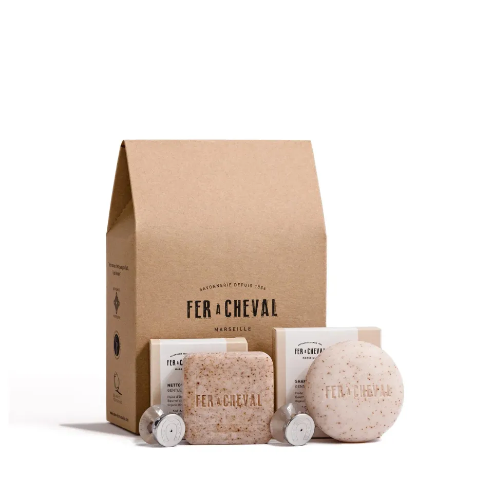 Savonnerie Fer à Cheval Duo Cosmétiques Solides coffret avoine