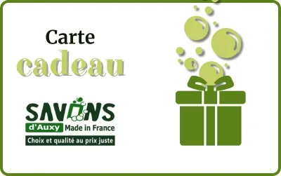 Savons d'Auxy carte cadeau e-carte 120 jours savons
