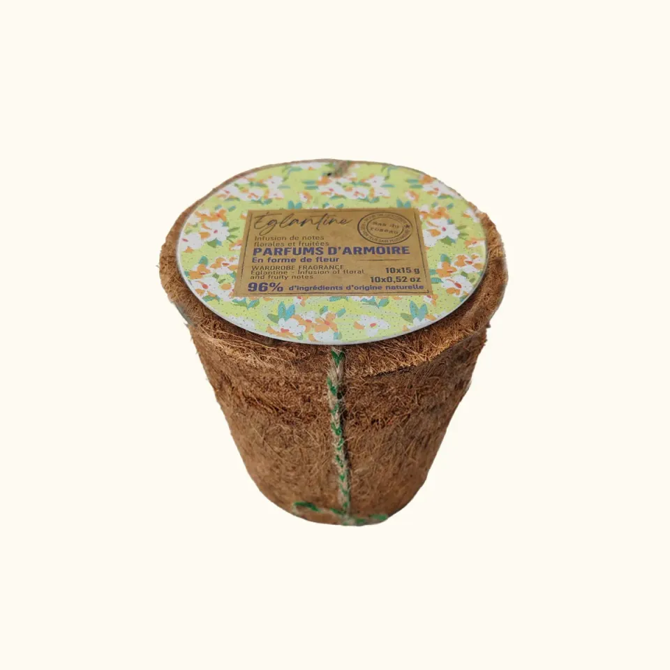 Mas du Roseau Infusions parfum armoire Églantine fleurs savon