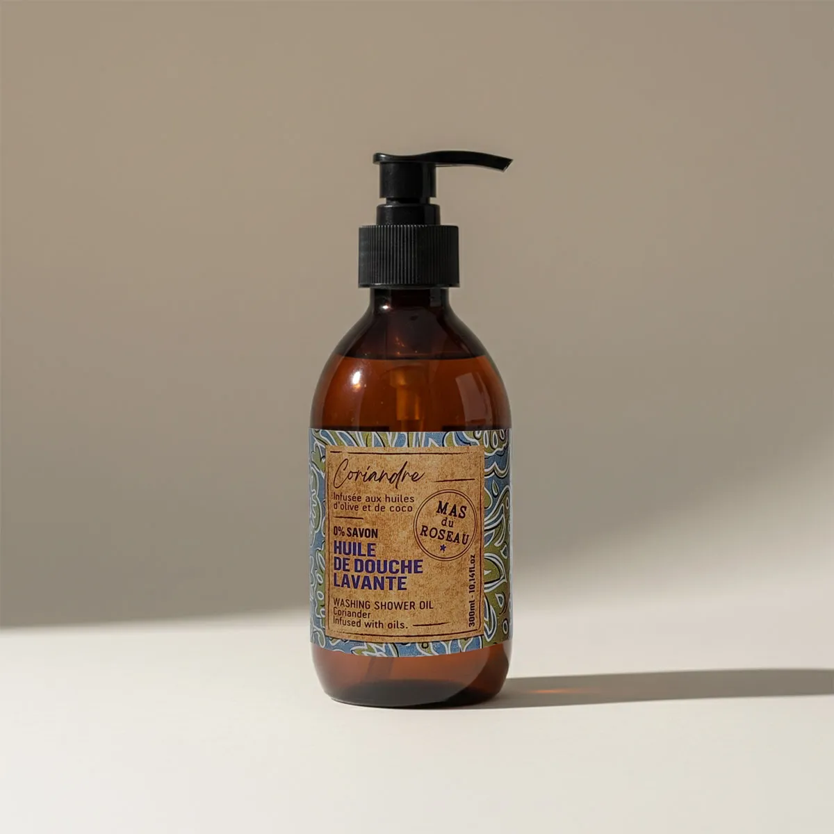 Mas du Roseau Infusions Coriandre huile douche citronnée corps