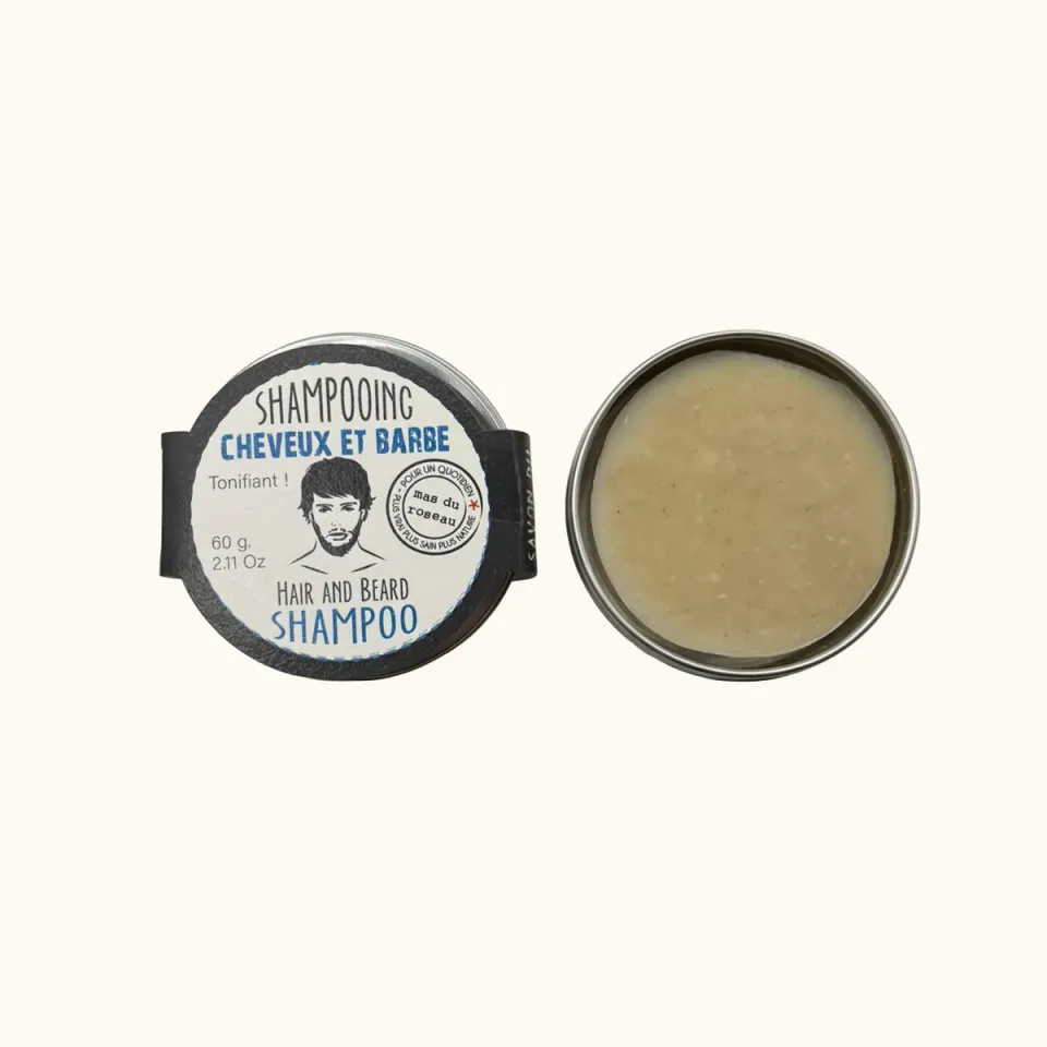 Mas du Roseau Just Men cheveux barbe shampoing solide ortie