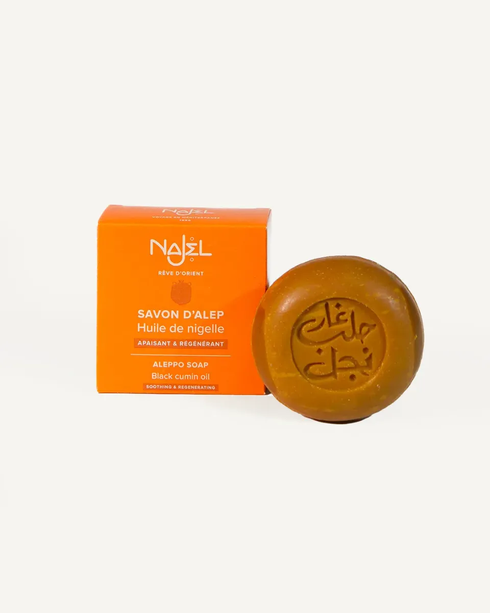 Najel savon d’Alep huile de nigelle 100g
