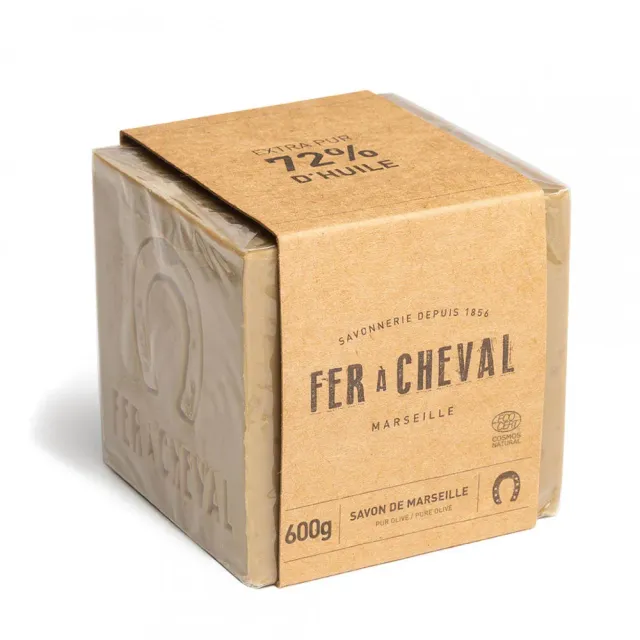 Savonnerie Fer à Cheval Savon de Marseille cube 600g pur olive