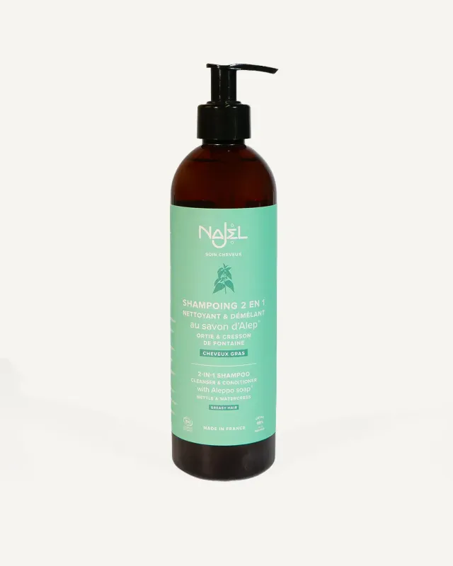 Najel Shampoing savon d'Alep cheveux gras 500ml camomille