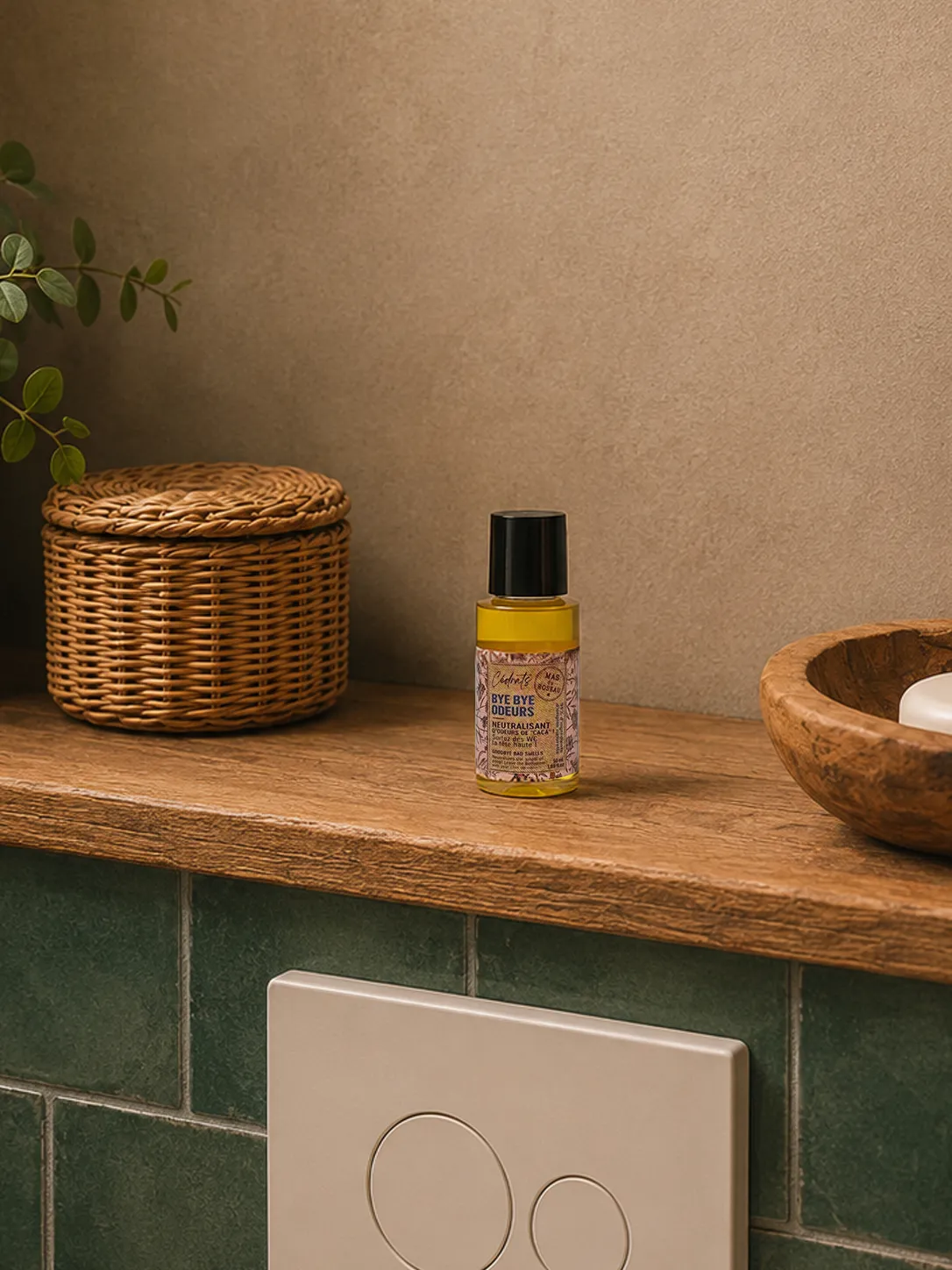 Mas du Roseau Infusions Bye Bye Odeurs WC gouttes parfumées voyage