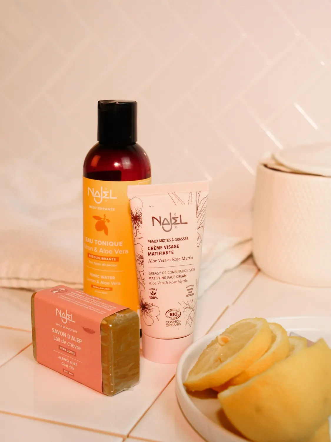 Laboratoire Najjar routine anti-imperfections peaux mixtes grasses