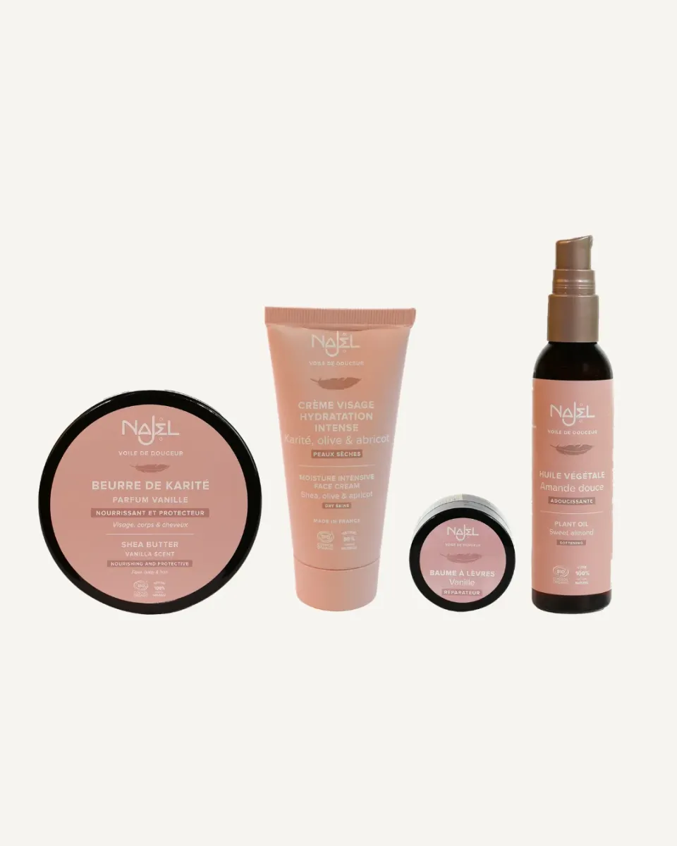 Laboratoire Najjar Hydratation intense coffret routine peau sèche