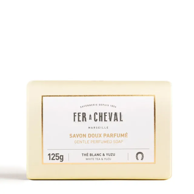 Fer à Cheval Savon Doux Thé Blanc Yuzu savonnette 125g mixte