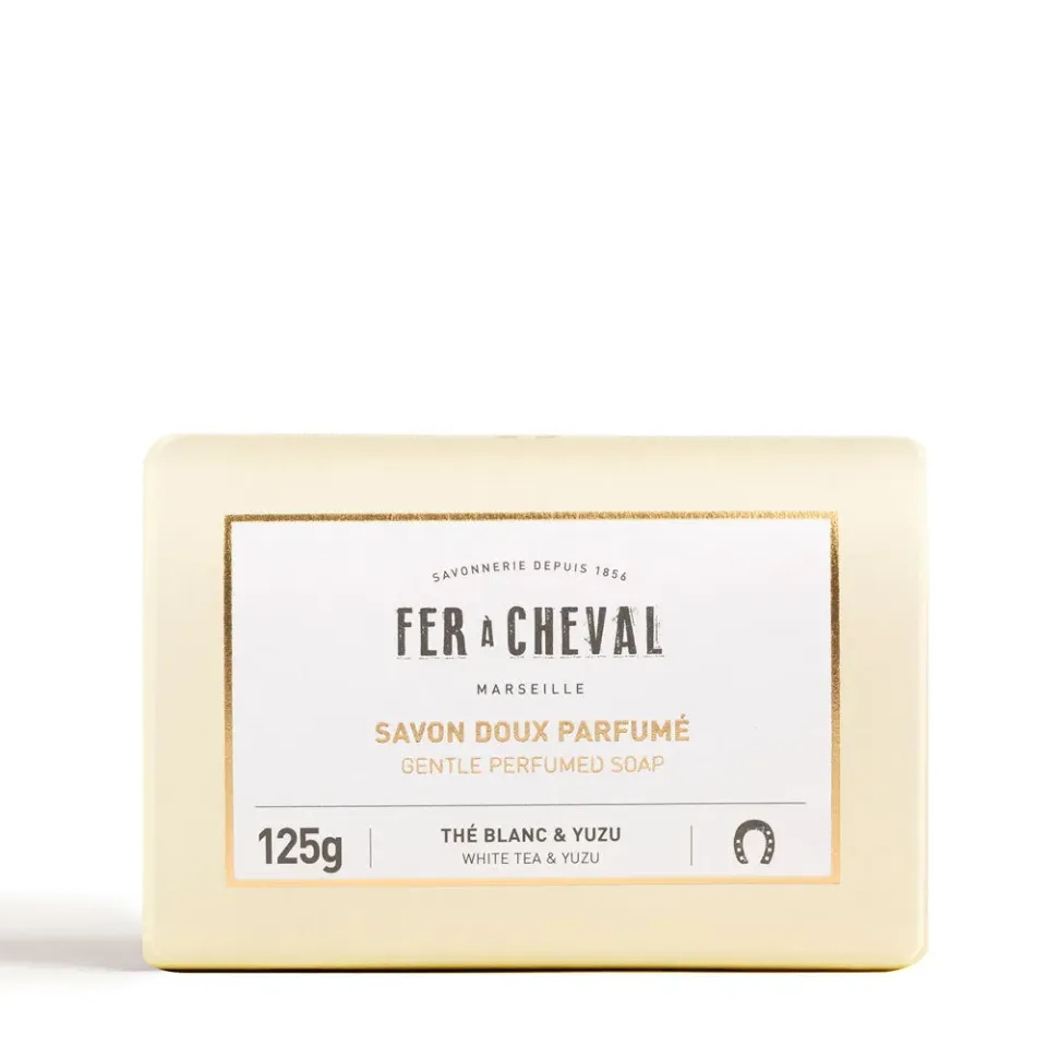 Fer à Cheval Savon Doux Thé Blanc Yuzu savonnette 125g mixte
