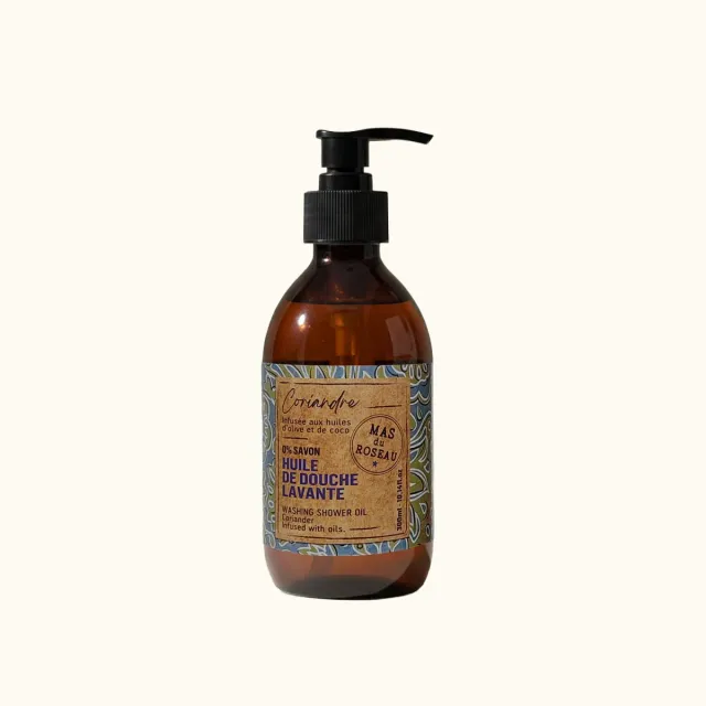 Mas du Roseau Infusions Coriandre huile douche citronnée corps