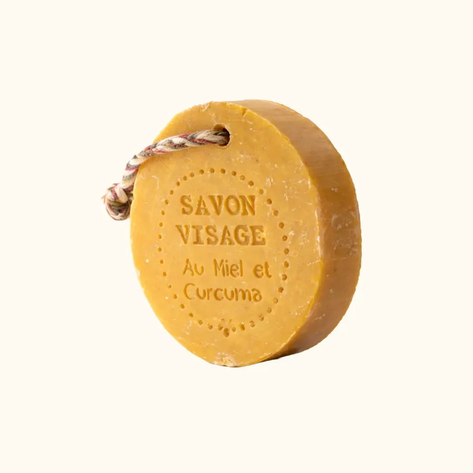 Mas du Roseau Pépites Visage savon visage miel curcuma