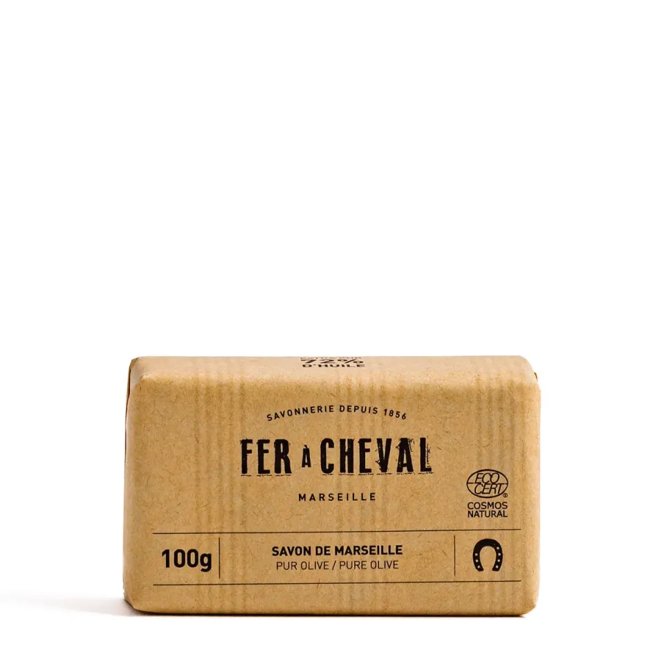 Savonnerie Fer à Cheval Savon de Marseille savonnette 100g pur olive